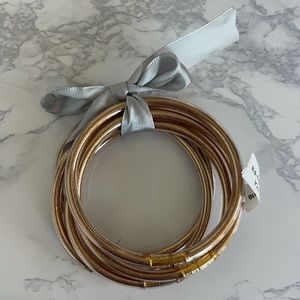 Set of Rose Gold Thai Bangles